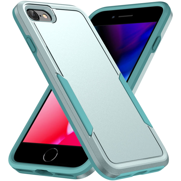 For iPhone SE 2022 / SE 2020 / 8 / 7 Pioneer Armor Heavy Duty PC + TPU Phone Case(Green) by buy2fix