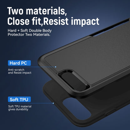 Pioneer Armor Heavy Duty PC + TPU Phone Case For iPhone 8 Plus / 7 Plus(Black) by buy2fix