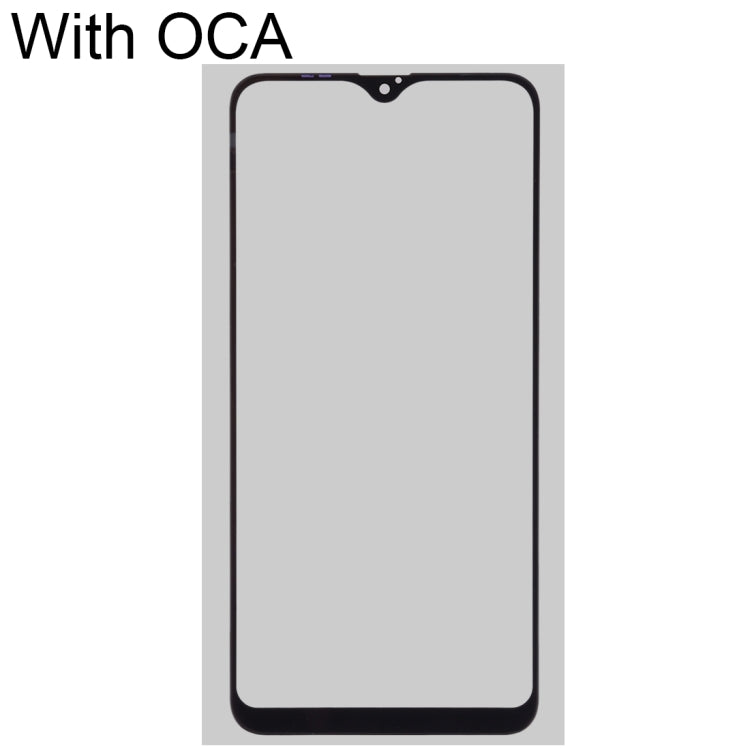 For Samsung Galaxy A10 Front Screen Outer Glass Lens with OCA Optically Clear Adhesive - Outer Glass Lens by buy2fix | Online Shopping UK | buy2fix