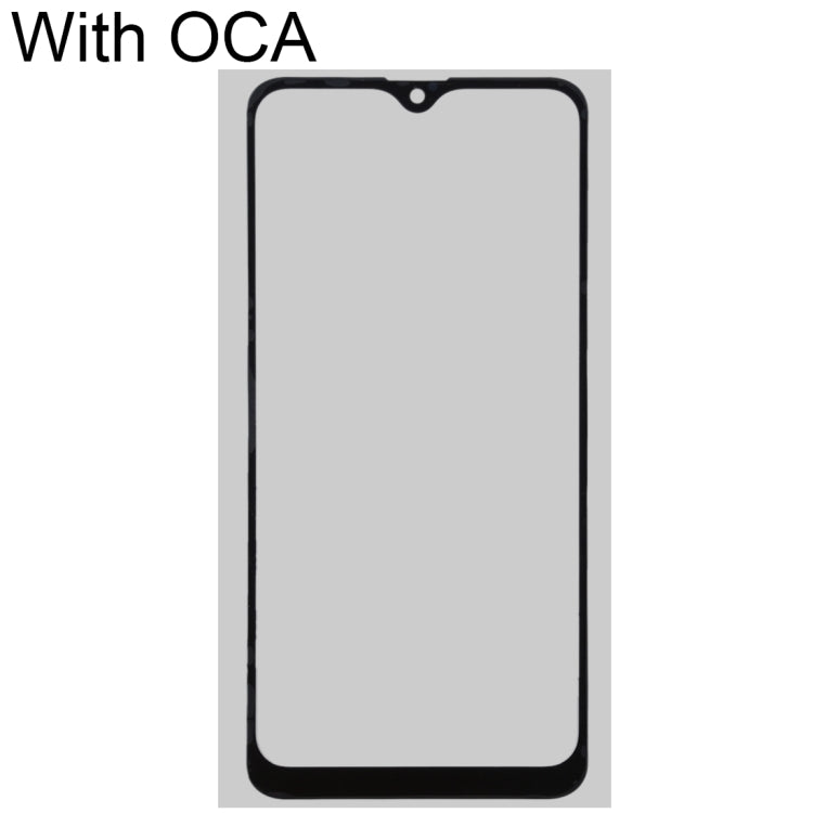 For Samsung Galaxy A10s Front Screen Outer Glass Lens with OCA Optically Clear Adhesive - Outer Glass Lens by buy2fix | Online Shopping UK | buy2fix