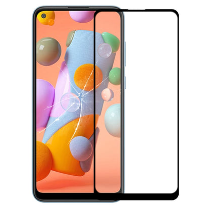 For Samsung Galaxy A11 Front Screen Outer Glass Lens with OCA Optically Clear Adhesive - Outer Glass Lens by buy2fix | Online Shopping UK | buy2fix