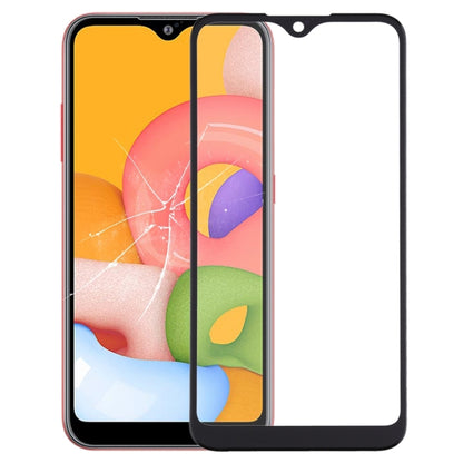 For Samsung Galaxy A21 Front Screen Outer Glass Lens with OCA Optically Clear Adhesive - Outer Glass Lens by buy2fix | Online Shopping UK | buy2fix