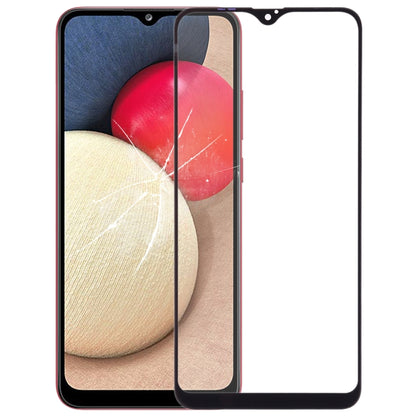 For Samsung Galaxy A02s Front Screen Outer Glass Lens with OCA Optically Clear Adhesive - Outer Glass Lens by buy2fix | Online Shopping UK | buy2fix