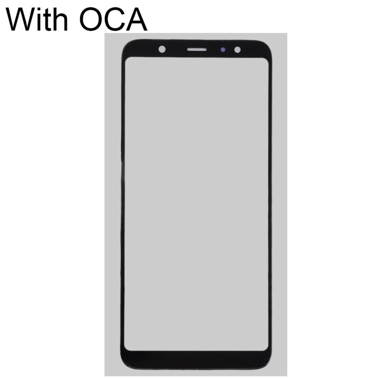 For Samsung Galaxy A6+ Front Screen Outer Glass Lens with OCA Optically Clear Adhesive - Outer Glass Lens by buy2fix | Online Shopping UK | buy2fix