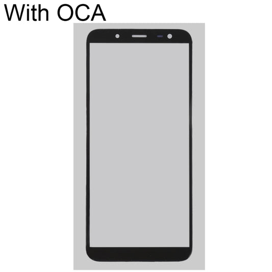For Samsung Galaxy J6 / J600 Front Screen Outer Glass Lens with OCA Optically Clear Adhesive - Outer Glass Lens by buy2fix | Online Shopping UK | buy2fix