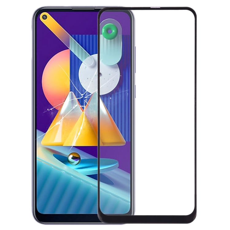 For Samsung Galaxy M11 Front Screen Outer Glass Lens with OCA Optically Clear Adhesive - Outer Glass Lens by buy2fix | Online Shopping UK | buy2fix