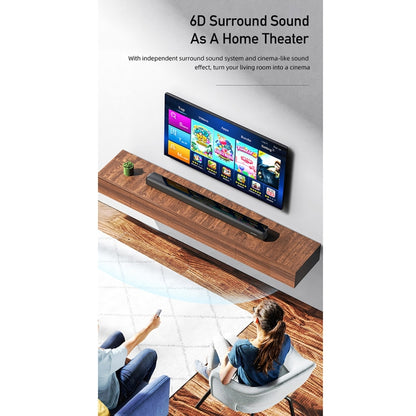 awei Y999 Desktop Wireless Bluetooth Speaker Soundbar(Black) - Desktop Speaker by awei | Online Shopping UK | buy2fix