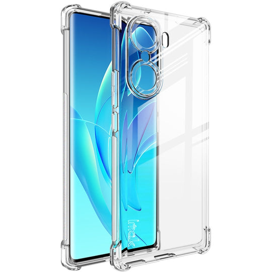 For Honor 60 5G imak All-inclusive Shockproof Airbag TPU Case with Screen Protector(Transparent)