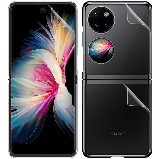 1 Sets imak Curved Full Screen Hydrogel Film (Outer Screen + Back + Inner Screen) For Huawei P50 Pocket - Huawei Tempered Glass by imak | Online Shopping UK | buy2fix