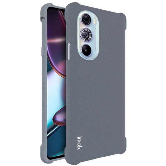 For Motorola Moto Edge X30 5G imak All-inclusive Shockproof Airbag TPU Case with Screen Protector(Matte Grey) by imak