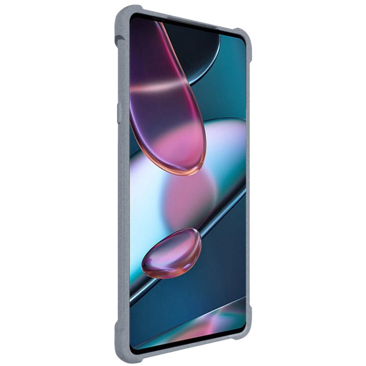 For Motorola Moto Edge X30 5G imak All-inclusive Shockproof Airbag TPU Case with Screen Protector(Matte Grey) by imak