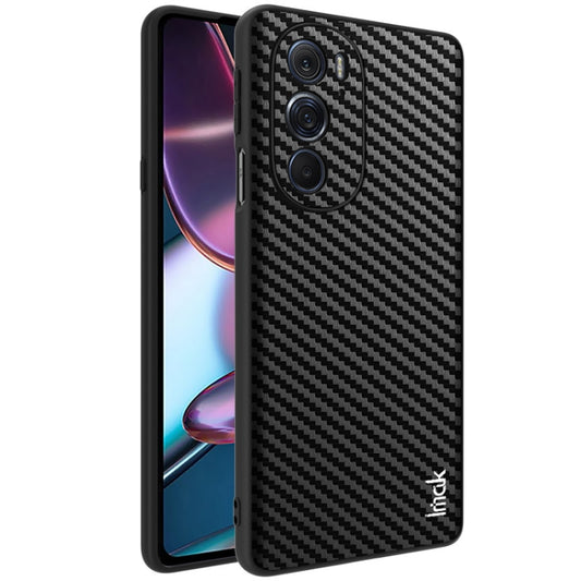 For Motorola Moto Edge X30 5G imak LX-5 Series PC + TPU Case with Screen Protector(Carbon Fiber Texture) by imak