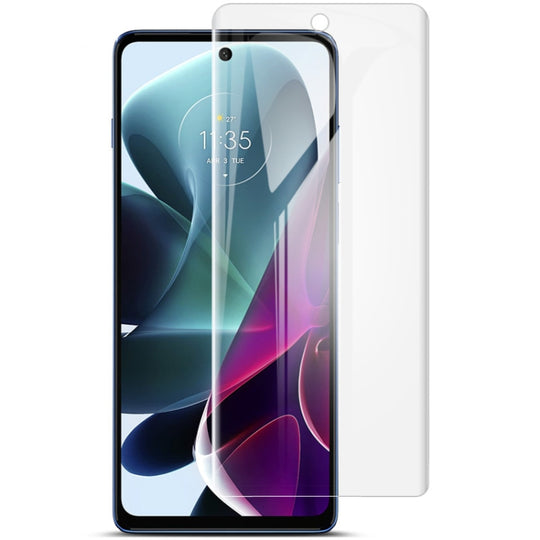 2 PCS imak Curved Full Screen Hydrogel Film Front Protector For Motorola Moto G200 5G