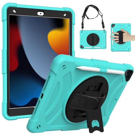 For iPad 10.2 2021 / 2020 / 2019 PC + Silicone Combination Tablet Case(Mint Green) - iPad 10.2 Cases by buy2fix | Online Shopping UK | buy2fix