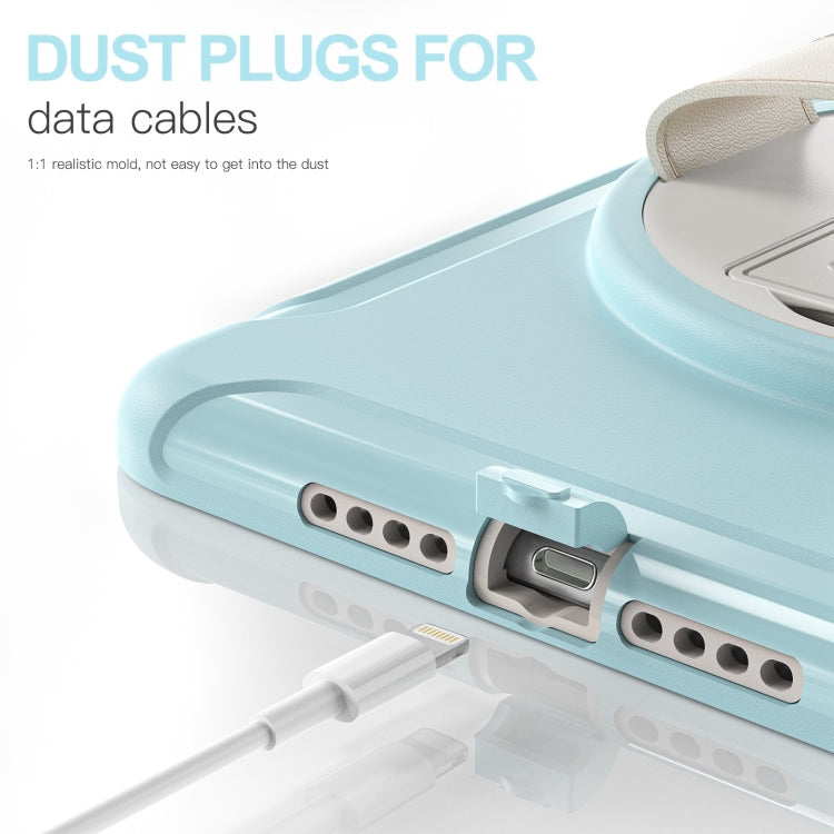 360 Degree Rotation PC + TPU Tablet Case For iPad mini 5 / 4(Ice Blue) - iPad mini (2019) / mini 5 Cases by buy2fix | Online Shopping UK | buy2fix