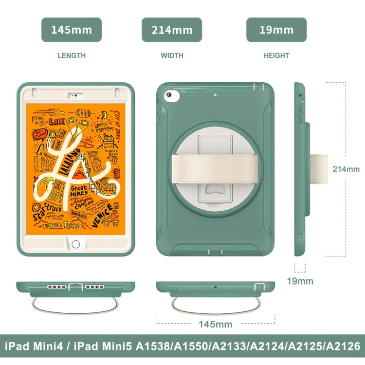 360 Degree Rotation PC + TPU Tablet Case For iPad mini 5 / 4(Jade Green) - iPad mini (2019) / mini 5 Cases by buy2fix | Online Shopping UK | buy2fix
