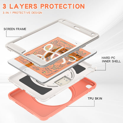 360 Degree Rotation PC + TPU Tablet Case For iPad mini 5 / 4(Coral Orange) - iPad mini (2019) / mini 5 Cases by buy2fix | Online Shopping UK | buy2fix