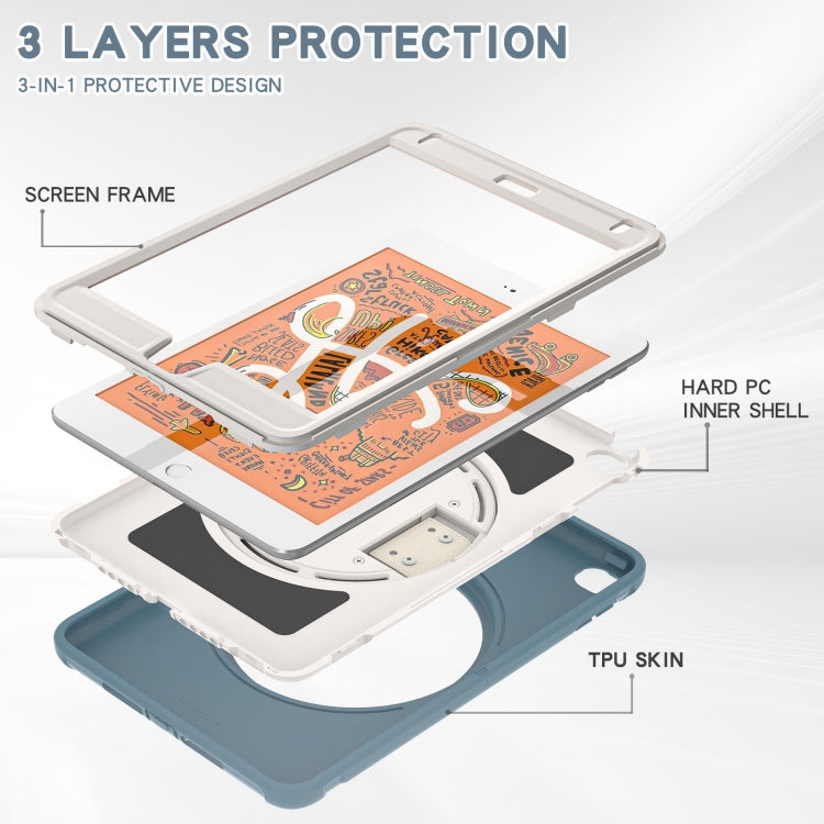 360 Degree Rotation PC + TPU Tablet Case For iPad mini 5 / 4(Cornflower Blue) - iPad mini (2019) / mini 5 Cases by buy2fix | Online Shopping UK | buy2fix