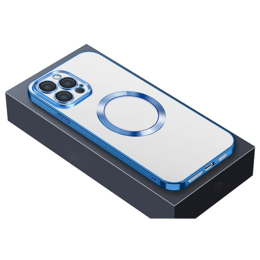 For iPhone 12 Nebula Series MagSafe Magnetic Phone Case(Blue) - iPhone 12 / 12 Pro Cases by buy2fix | Online Shopping UK | buy2fix