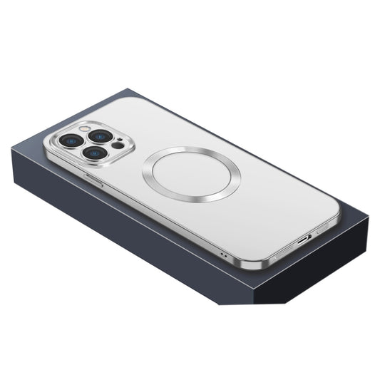 For iPhone 13 Nebula Series MagSafe Magnetic Phone Case(Silver) - iPhone 13 Cases by buy2fix | Online Shopping UK | buy2fix