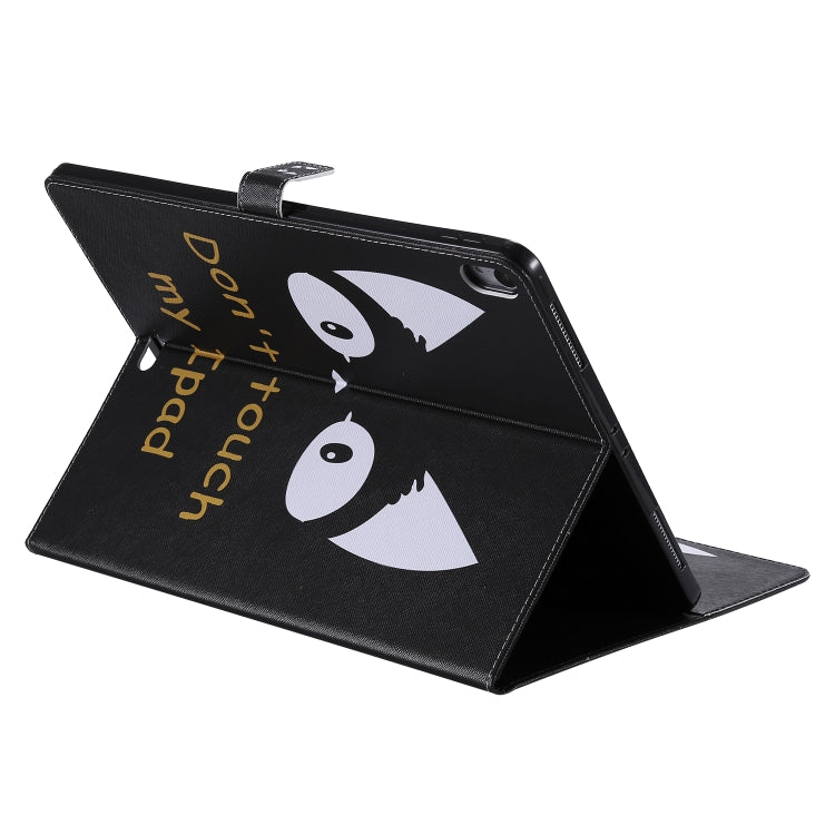 for iPad Pro 12.9 (2018) Colored Drawing Pattern Horizontal Flip PU Leather Case with Holder & Card Slots & Wallet (Cat Ears) - iPad Pro 12.9 (2018) Cases by buy2fix | Online Shopping UK | buy2fix