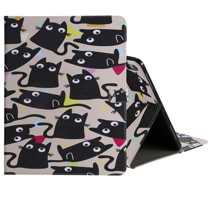 for iPad Pro 12.9 (2018) Colored Drawing Pattern Horizontal Flip PU Leather Case with Holder & Card Slots & Wallet (Little Cat) - iPad Pro 12.9 (2018) Cases by buy2fix | Online Shopping UK | buy2fix