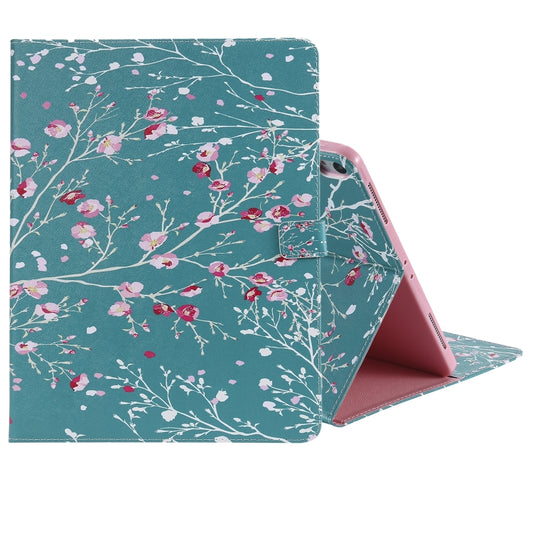 for iPad Pro 12.9 (2018) Colored Drawing Pattern Horizontal Flip PU Leather Case with Holder & Card Slots & Wallet (Apricot Tree) - iPad Pro 12.9 (2018) Cases by buy2fix | Online Shopping UK | buy2fix