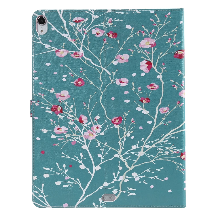 for iPad Pro 12.9 (2018) Colored Drawing Pattern Horizontal Flip PU Leather Case with Holder & Card Slots & Wallet (Apricot Tree) - iPad Pro 12.9 (2018) Cases by buy2fix | Online Shopping UK | buy2fix