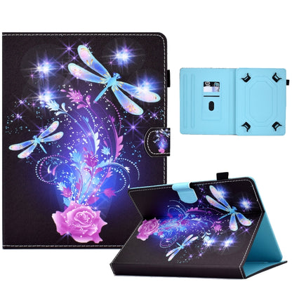 For 8 inch Tablet Electric Pressed TPU Leather Tablet Case(Butterfly) - 8 inch by buy2fix | Online Shopping UK | buy2fix