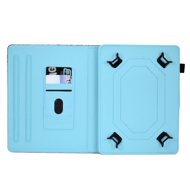 For 8 inch Tablet Electric Pressed TPU Leather Tablet Case(Butterfly) - 8 inch by buy2fix | Online Shopping UK | buy2fix