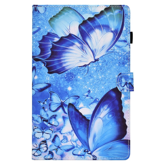 For Samsung Galaxy Tab A8 Sewing Pen Slot Leather Tablet Case(Butterflies) - Other Galaxy Tab PC by buy2fix | Online Shopping UK | buy2fix