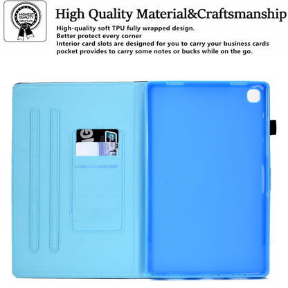 For Samsung Galaxy Tab A7 10.4 2020 T500 Sewing Pen Slot Leather Tablet Case(Bow Tie Cat) - Other Galaxy Tab PC by buy2fix | Online Shopping UK | buy2fix