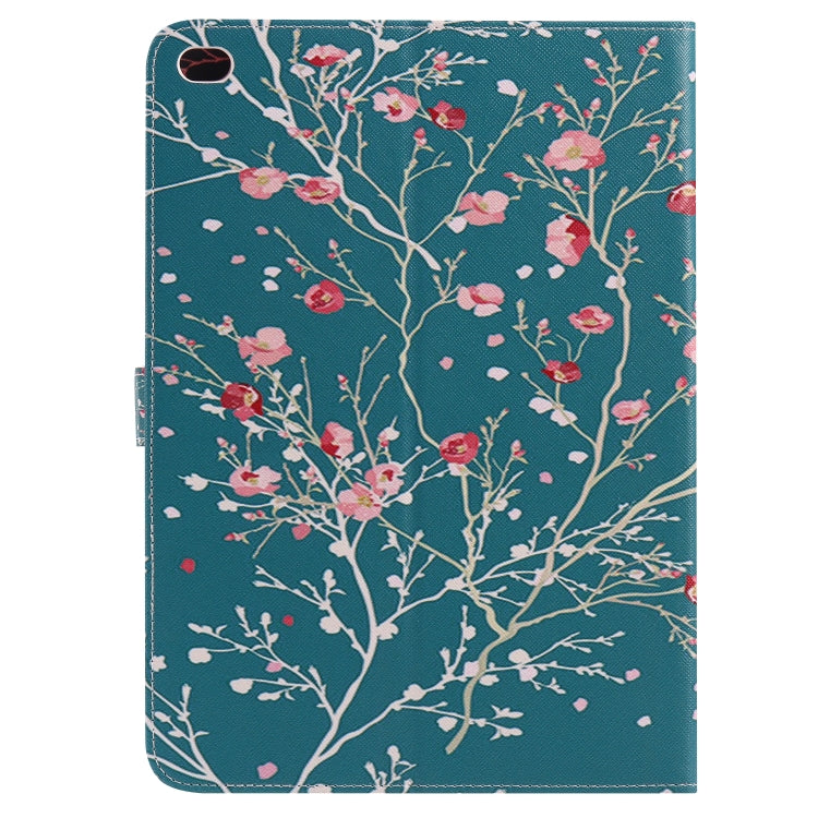 For iPad 5 & 6 Colored Drawing Pattern Horizontal Flip PU Leather Case with Holder & Card Slots & Wallet & Sleep / Wake-up Function(Apricot Tree) - More iPad Cases by buy2fix | Online Shopping UK | buy2fix