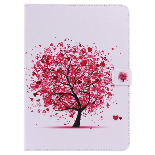 For iPad 5 & 6 Colored Drawing Pattern Horizontal Flip PU Leather Case with Holder & Card Slots & Wallet & Sleep / Wake-up Function(Colored Tree) - More iPad Cases by buy2fix | Online Shopping UK | buy2fix