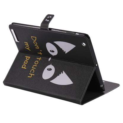 Colored Drawing Pattern Horizontal Flip PU Leather Case with Holder & Card Slots & Wallet & Sleep / Wake-up Function(Cat Ears) - iPad 4 & 3 & 2 Cases by buy2fix | Online Shopping UK | buy2fix