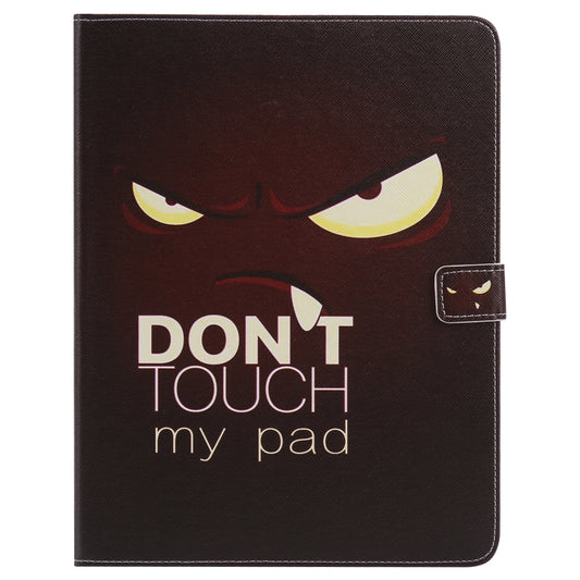 Colored Drawing Pattern Horizontal Flip PU Leather Case with Holder & Card Slots & Wallet & Sleep / Wake-up Function(Eye) - iPad 4 & 3 & 2 Cases by buy2fix | Online Shopping UK | buy2fix