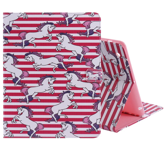 Colored Drawing Pattern Horizontal Flip PU Leather Case with Holder & Card Slots & Wallet & Sleep / Wake-up Function(Horse) - iPad 4 & 3 & 2 Cases by buy2fix | Online Shopping UK | buy2fix