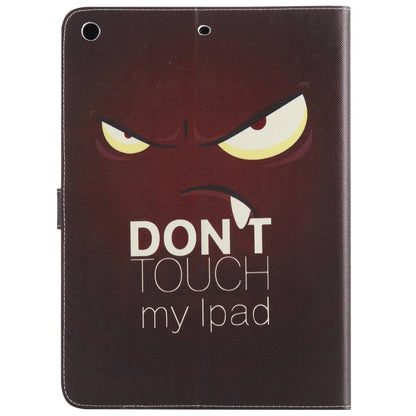 Colored Drawing Pattern Horizontal Flip PU Leather Case with Holder & Card Slots & Wallet & Sleep / Wake-up Function(Eye) - iPad 9.7 (2018) & (2017) Cases by buy2fix | Online Shopping UK | buy2fix