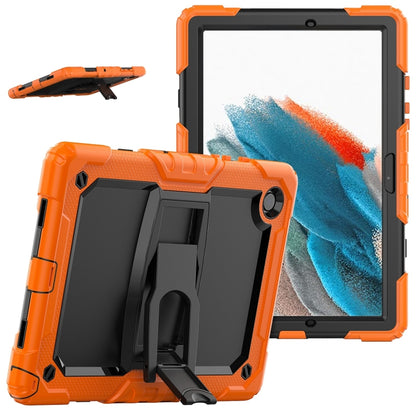 For Samsung Galaxy Tab A8 10.5 2021 Shockproof Black Silicone + PC Tablet Protective Case(Orange) - Other Galaxy Tab PC by buy2fix | Online Shopping UK | buy2fix