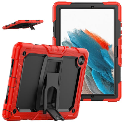 For Samsung Galaxy Tab A8 10.5 2021 Shockproof Black Silicone + PC Tablet Protective Case(Red) - Other Galaxy Tab PC by buy2fix | Online Shopping UK | buy2fix