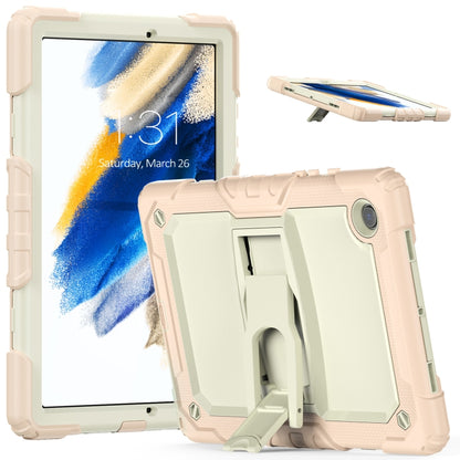 For Samsung Galaxy Tab A8 10.5 2021 Shockproof Beige Silicone + PC Tablet Protective Case(Rose Gold) - Other Galaxy Tab PC by buy2fix | Online Shopping UK | buy2fix