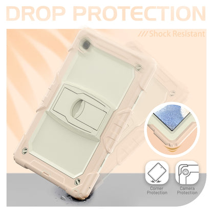 For Samsung Galaxy Tab A8 10.5 2021 Shockproof Beige Silicone + PC Tablet Protective Case(Rose Gold) - Other Galaxy Tab PC by buy2fix | Online Shopping UK | buy2fix