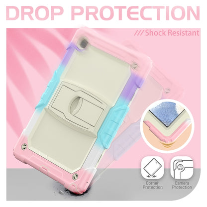 For Samsung Galaxy Tab A8 10.5 2021 Shockproof Beige Silicone + PC Tablet Protective Case(Camouflage Pink) - Other Galaxy Tab PC by buy2fix | Online Shopping UK | buy2fix