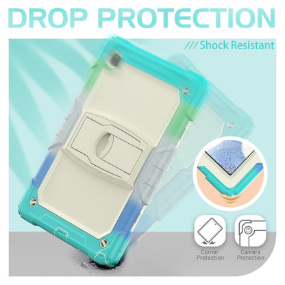 For Samsung Galaxy Tab A8 10.5 2021 Shockproof Beige Silicone + PC Tablet Protective Case(Camouflage Light Blue) - Other Galaxy Tab PC by buy2fix | Online Shopping UK | buy2fix