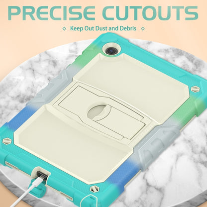For Samsung Galaxy Tab A8 10.5 2021 Shockproof Beige Silicone + PC Tablet Protective Case(Camouflage Light Blue) - Other Galaxy Tab PC by buy2fix | Online Shopping UK | buy2fix