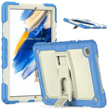 For Samsung Galaxy Tab A8 10.5 2021 Shockproof Beige Silicone + PC Tablet Protective Case(Light Blue) - Other Galaxy Tab PC by buy2fix | Online Shopping UK | buy2fix