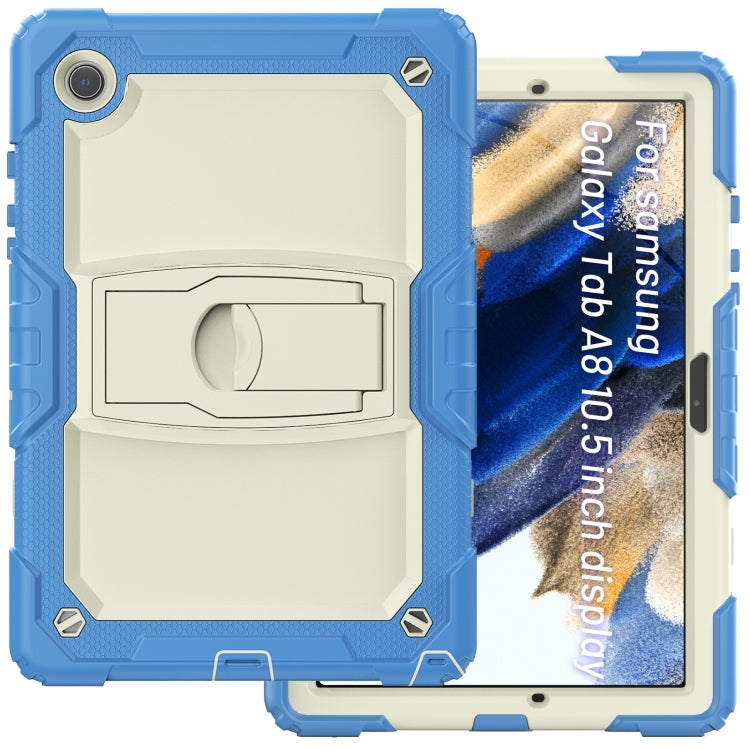 For Samsung Galaxy Tab A8 10.5 2021 Shockproof Beige Silicone + PC Tablet Protective Case(Light Blue) - Other Galaxy Tab PC by buy2fix | Online Shopping UK | buy2fix