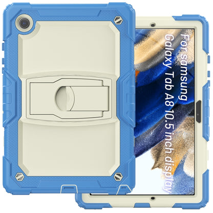 For Samsung Galaxy Tab A8 10.5 2021 Shockproof Beige Silicone + PC Tablet Protective Case(Light Blue) - Other Galaxy Tab PC by buy2fix | Online Shopping UK | buy2fix