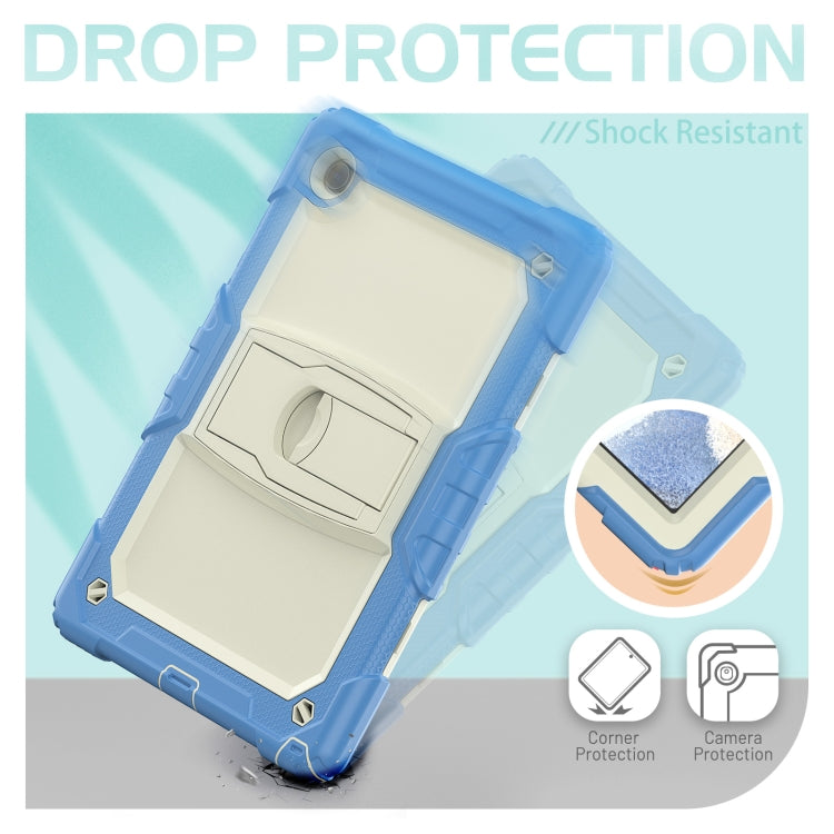 For Samsung Galaxy Tab A8 10.5 2021 Shockproof Beige Silicone + PC Tablet Protective Case(Light Blue) - Other Galaxy Tab PC by buy2fix | Online Shopping UK | buy2fix