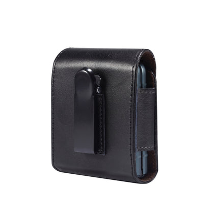 For Huawei P50 Pocket Genuine Leather Waist Hanging Phone Case(Black) - Huawei Cases by buy2fix | Online Shopping UK | buy2fix